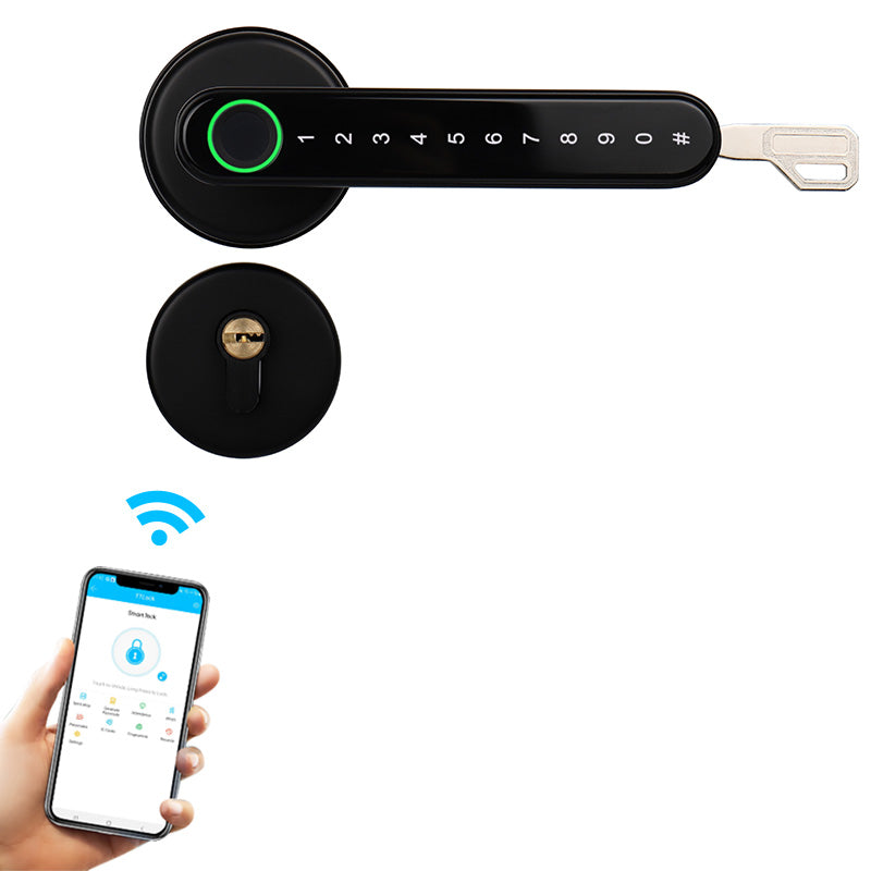 Indoor fingerprint lock