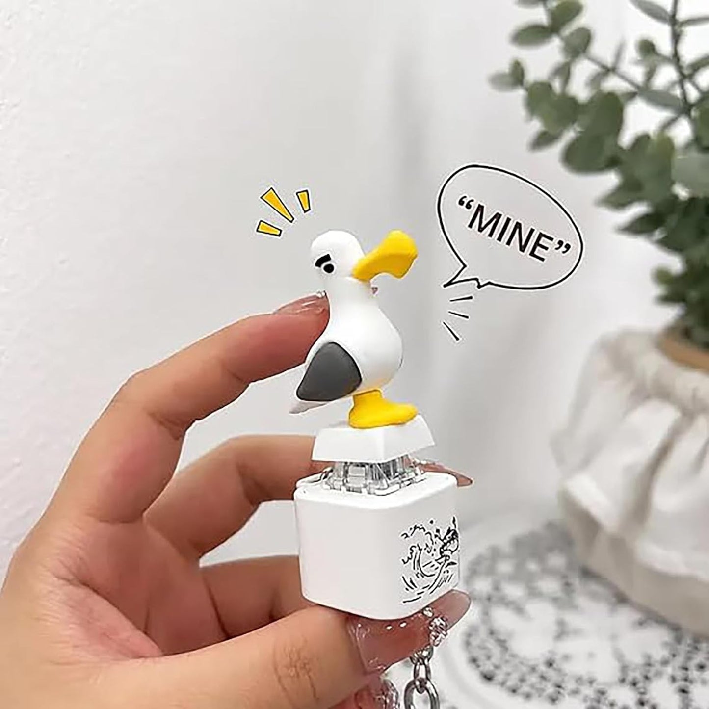 Seagull Mine Button Keychain™