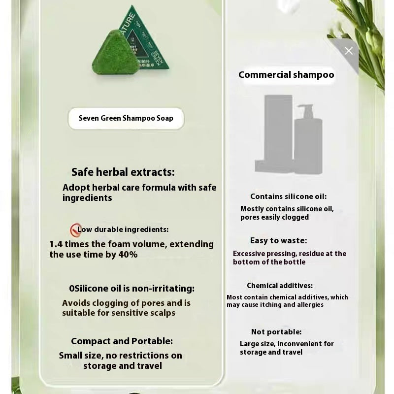 HerbaGlow Leaf Shampoo Soap™