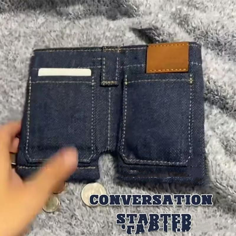 Foldable Jeans Shape Purse
