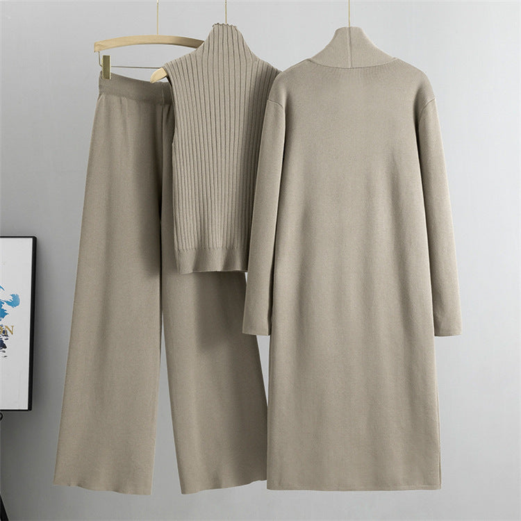 Chic Knitted Three-Piece Set™
