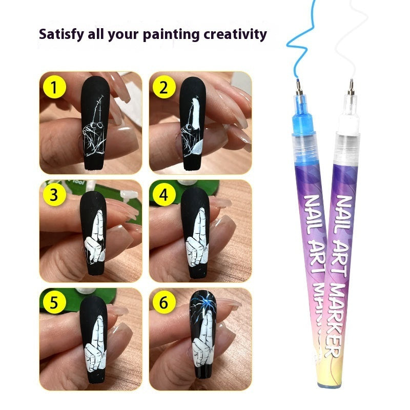 Acrylic Nail Art Marker Pen Set™