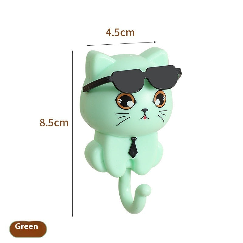 Creative Cat Headband Sunglasses Cartoon Hook Punch-free