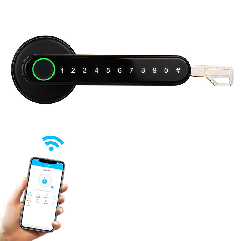 Indoor fingerprint lock