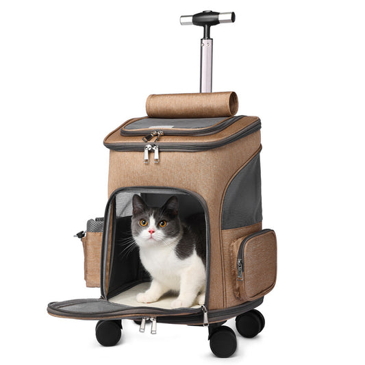 PawTrek Rolling Pet Trolley™