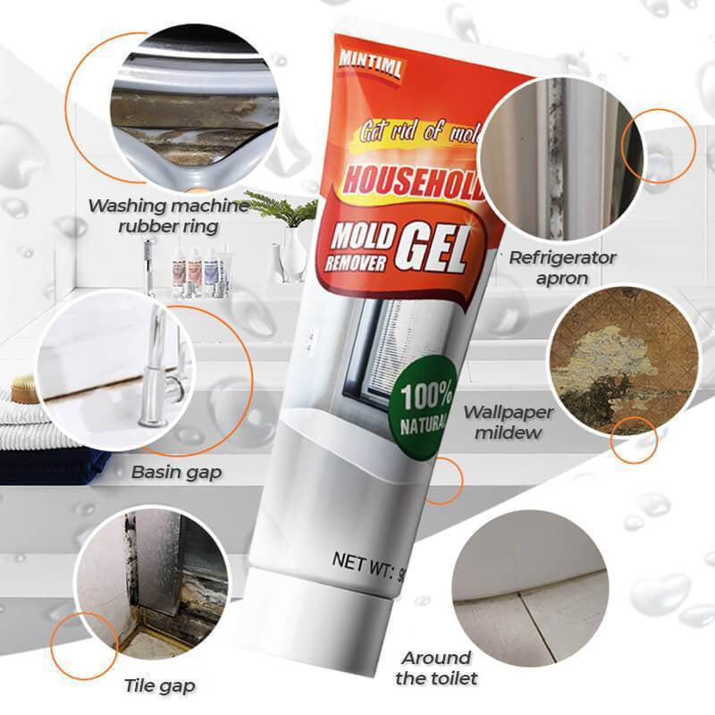 Wall Cleaner Deodorant  Mildew Removal Gel
