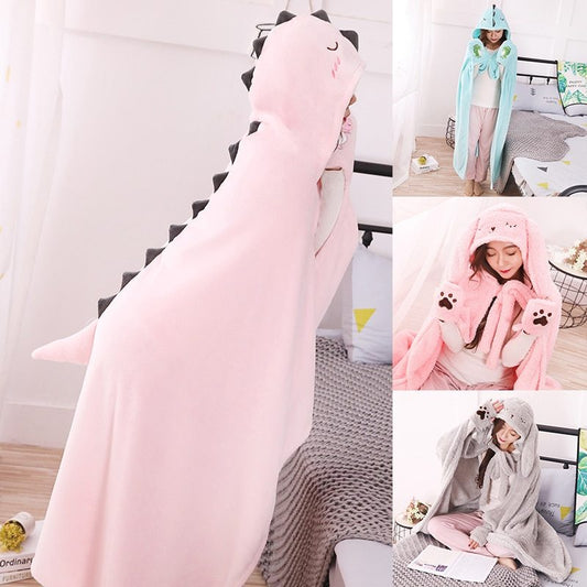 SnugglePals Cartoon Shawl Cape Blanket™