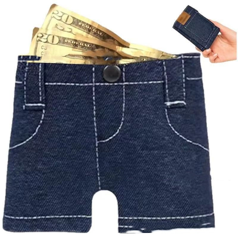Foldable Jeans Shape Purse