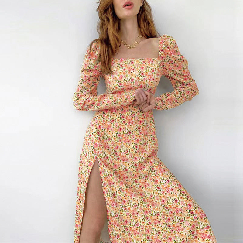 DaisyDream Long-Sleeved Slit Dress™