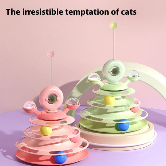 WhiskerSpin Pet Turntable Toy™