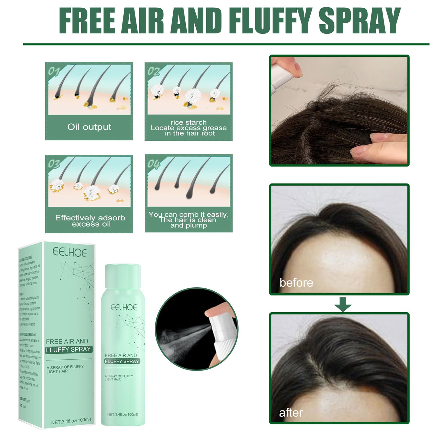 Dry Hair Shampoo Spray™