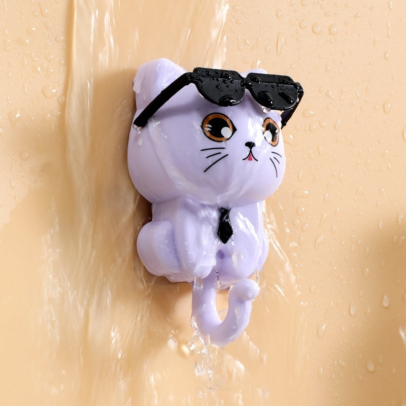 Creative Cat Headband Sunglasses Cartoon Hook Punch-free