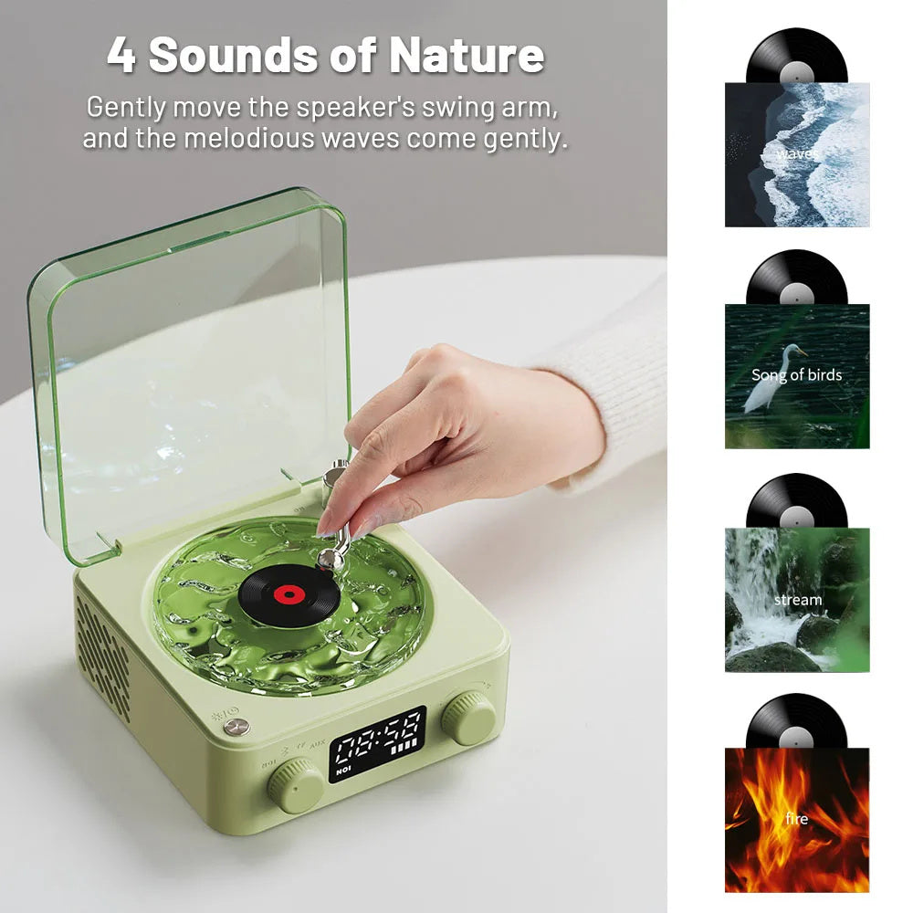 VinylVibe Retro Turntable Speaker™