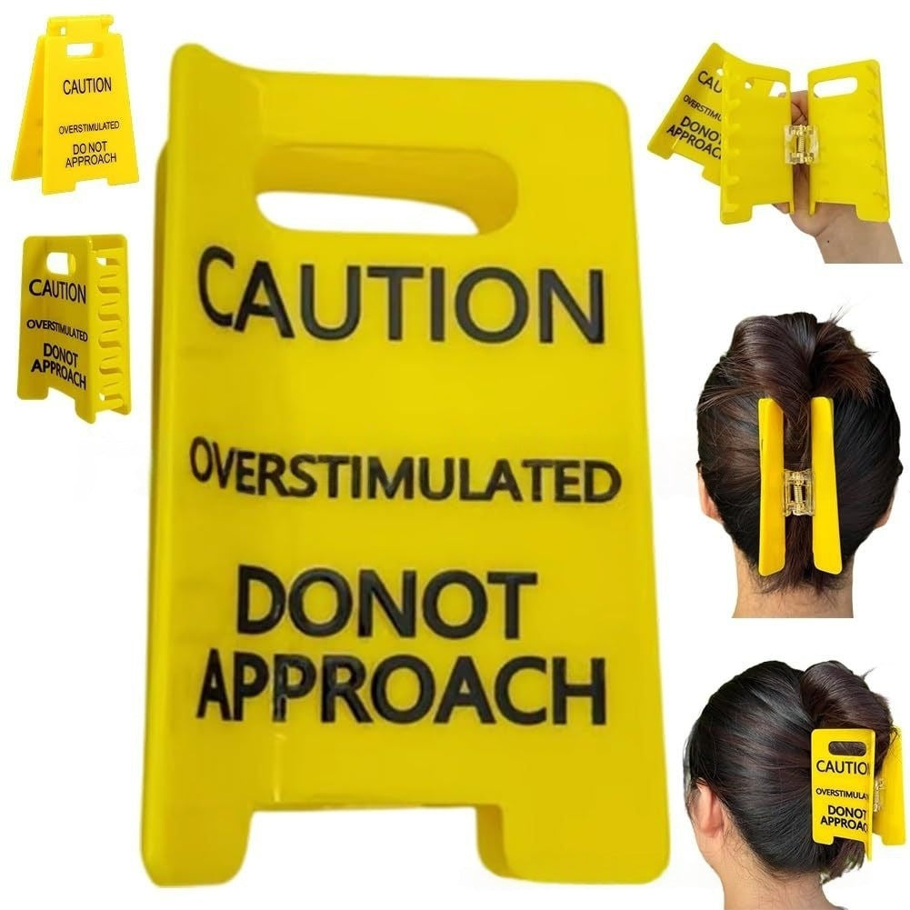 An Overexcitement Warningyellow-clipped Hairpin Symbolizing Overstimulation