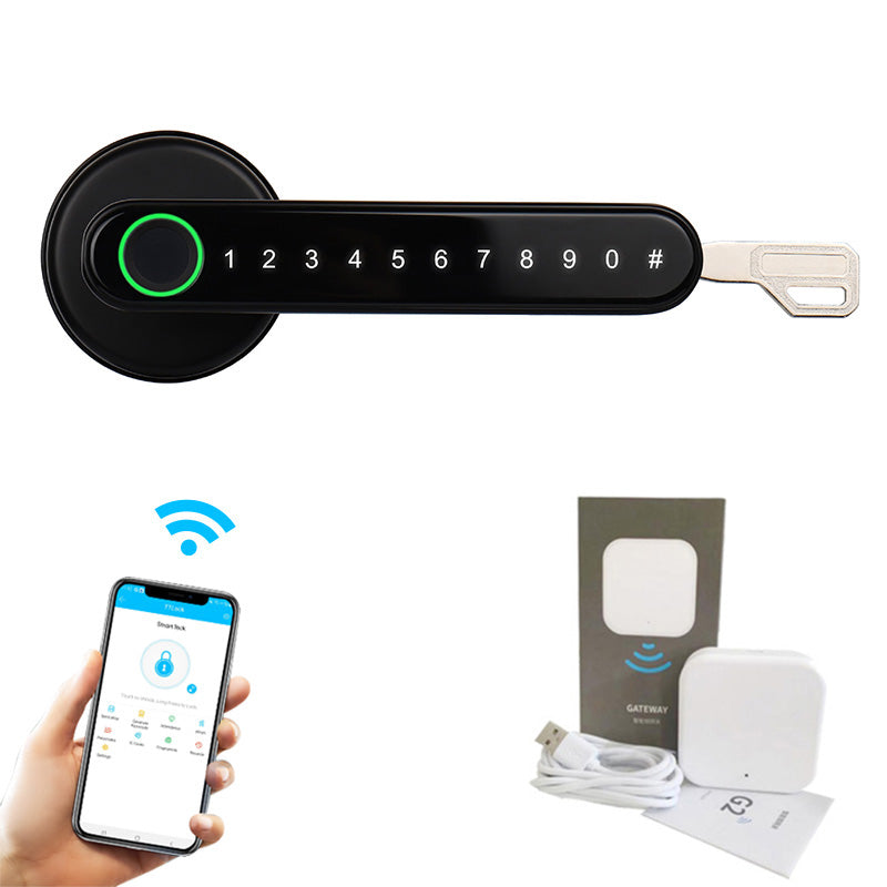 Indoor fingerprint lock