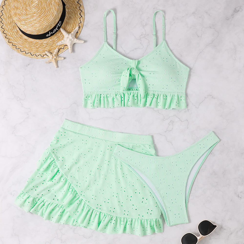 Seaside Ruffle Elegance Swim Set