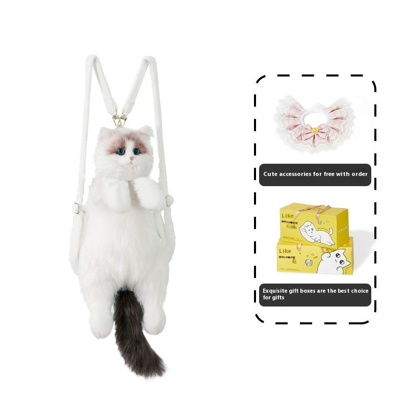 PurrPack Plush Cat Bag