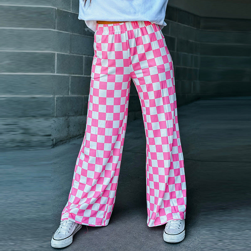 PlaidChic Wide-Leg Pant™