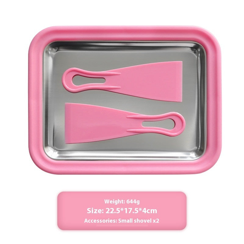 Children's Handmade DIY Fried Ice Machine Household Small Fried Yogurt Machine