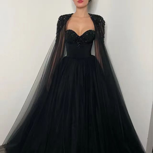 Chic Noir Evening Gown™