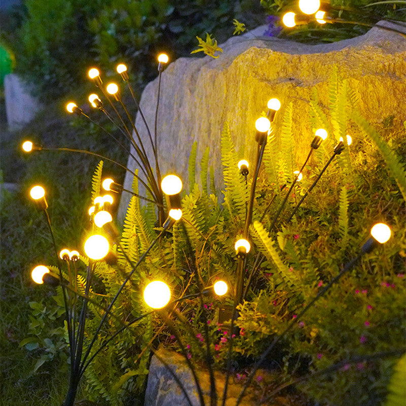 Decoración de jardín al aire libre con luz solar Firefly