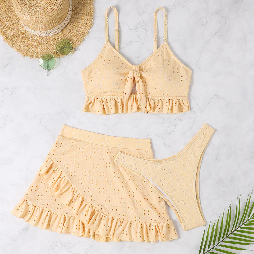 Seaside Ruffle Elegance Swim Set