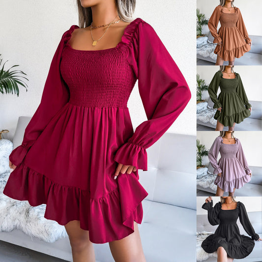 Boho Flare Ruffle Dress ™