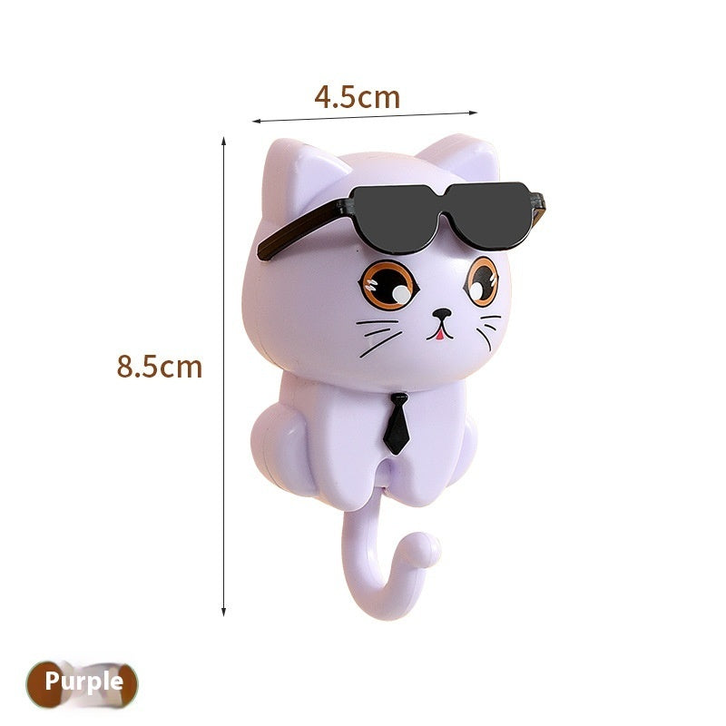 Creative Cat Headband Sunglasses Cartoon Hook Punch-free