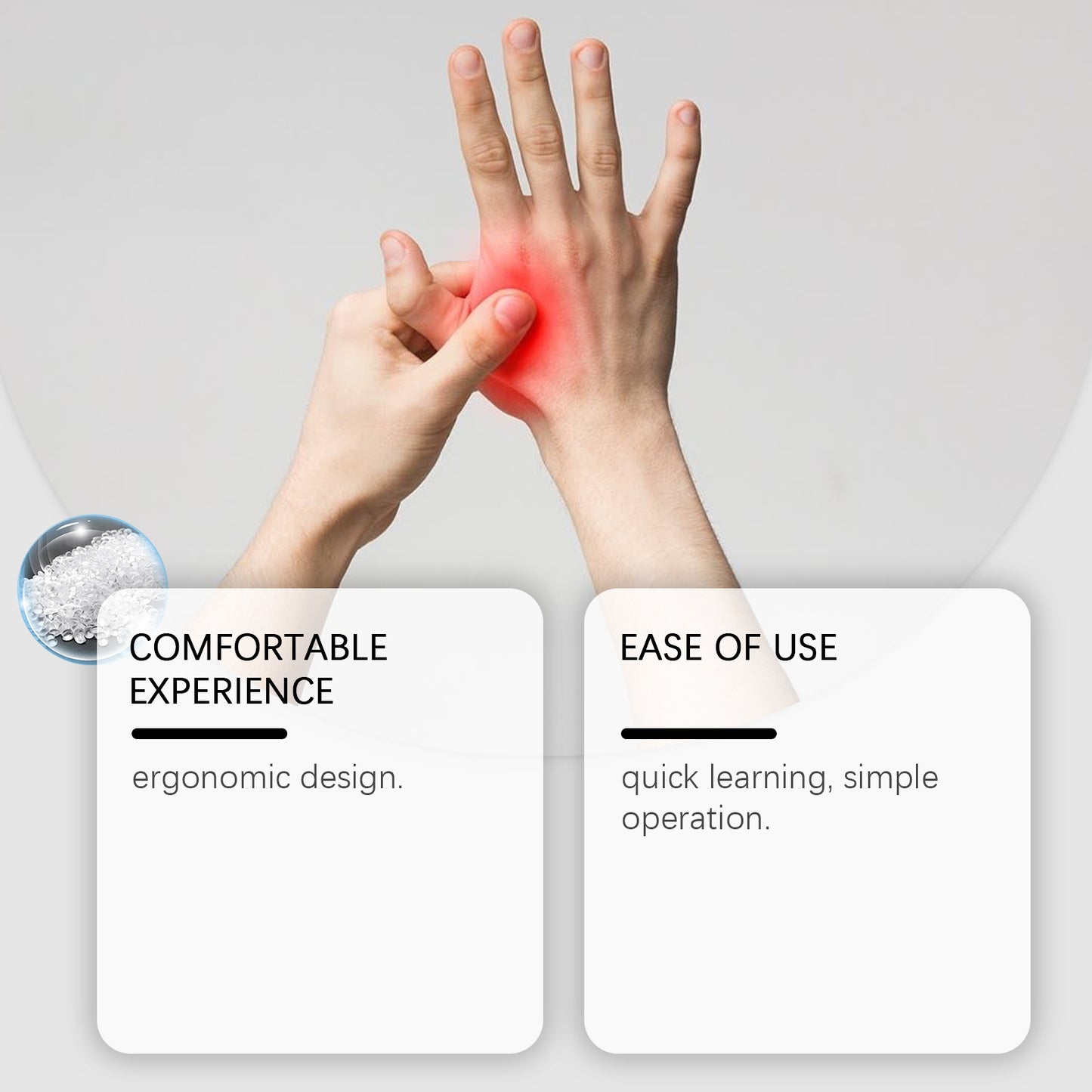 Hand Acupuncture Nursing Clip Wearable Gentle