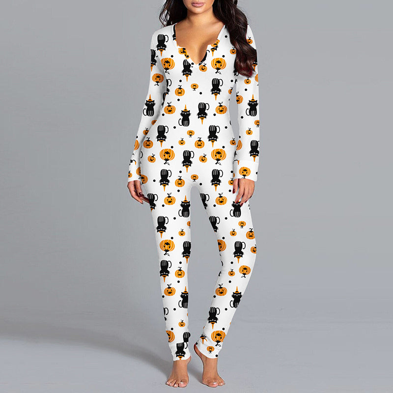 Spooky Chic Halloween Jumpsuit™