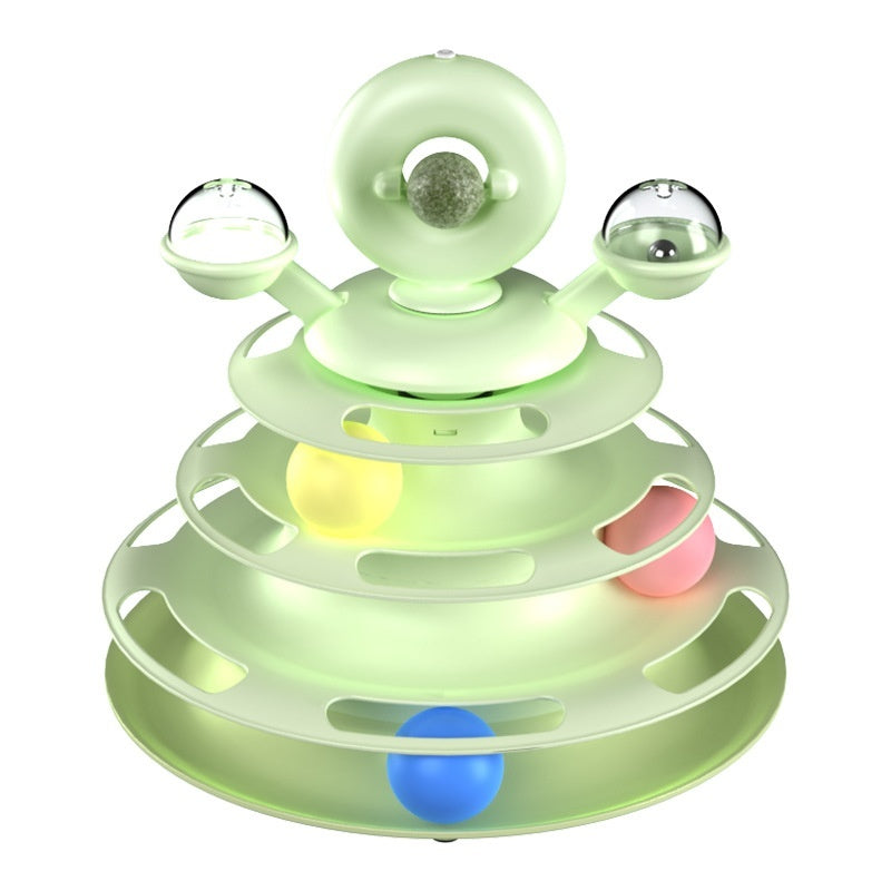 WhiskerSpin Pet Turntable Toy™