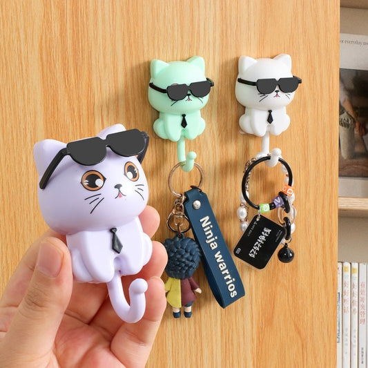 Creative Cat Headband Sunglasses Cartoon Hook Punch-free