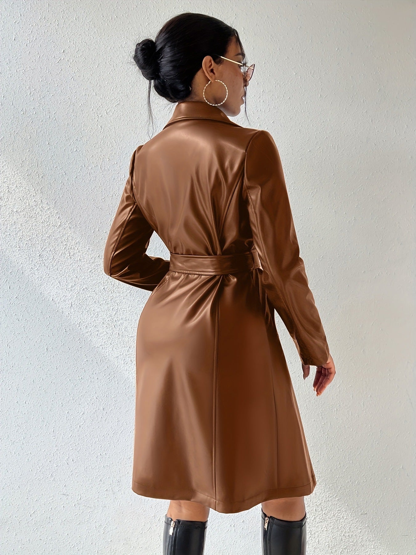 Chic Leather Trench ™