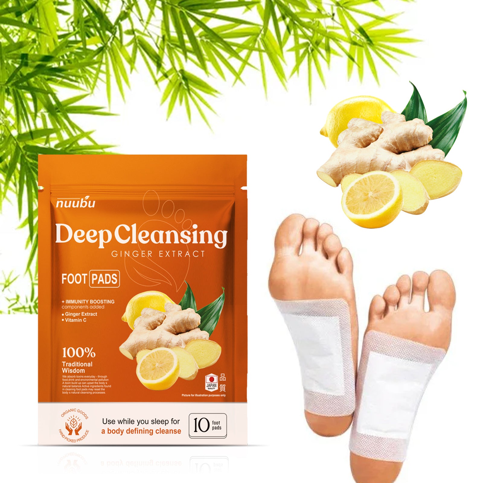 Ginger Deep Cleaning Foot Stick Moisturizing Patch – Uptown GenZ