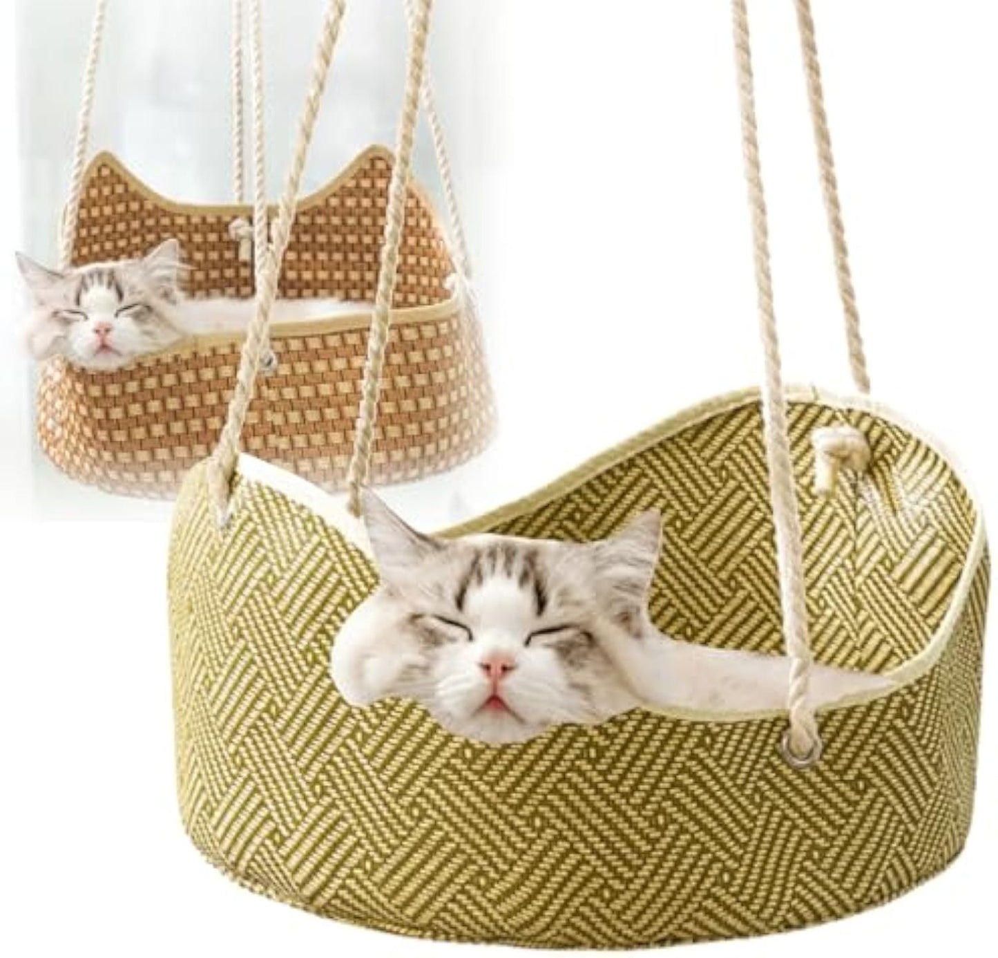 Whisker Haven Rattan Cat Hammock™