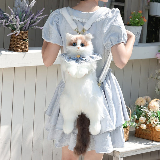 PurrPack Plush Cat Bag