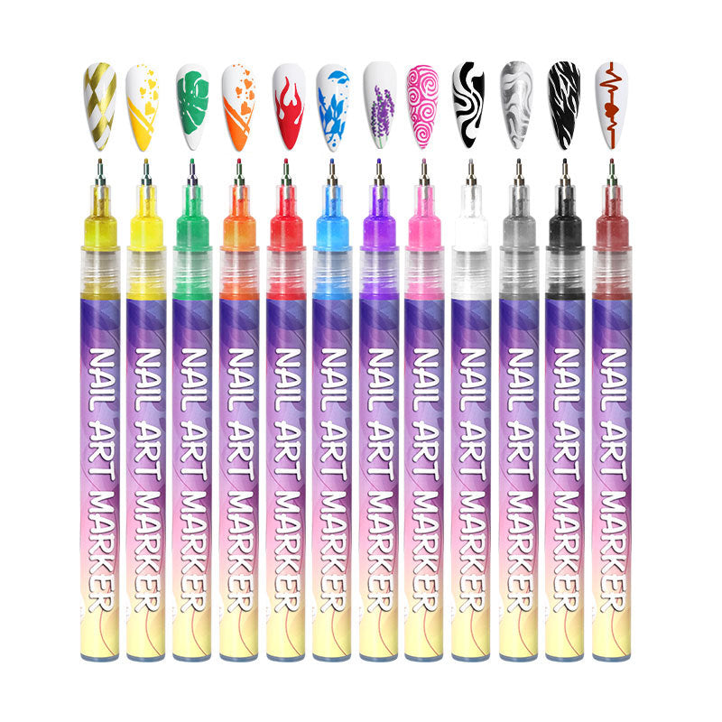 Acrylic Nail Art Marker Pen Set™
