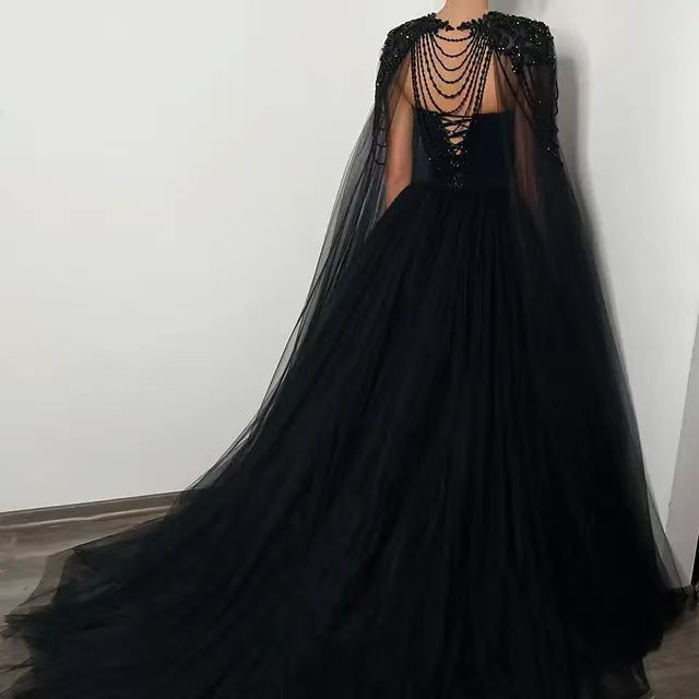 Chic Noir Evening Gown™