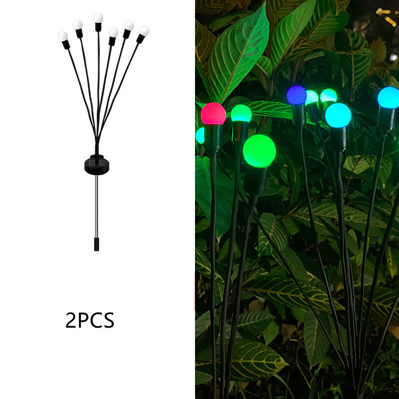 Decoración de jardín al aire libre con luz solar Firefly