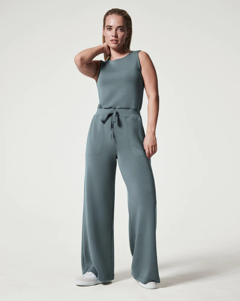 LuxeLace Lace-Up Jumpsuit™