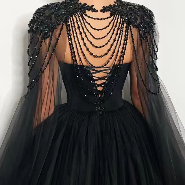 Chic Noir Evening Gown™