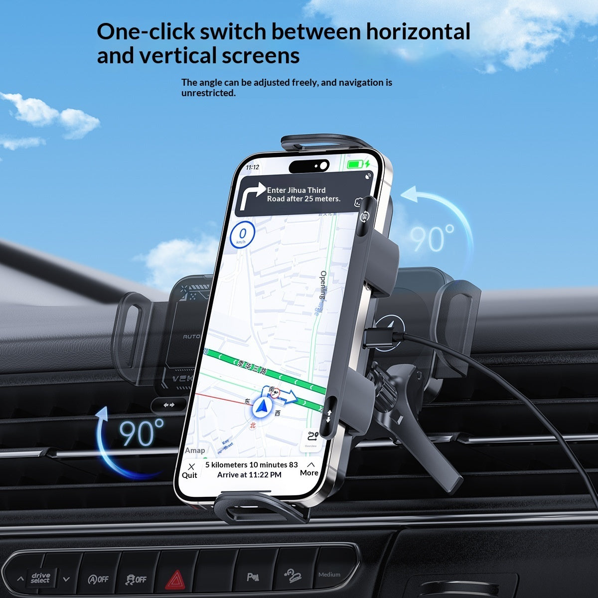 VoltGrip Wireless Car Mount