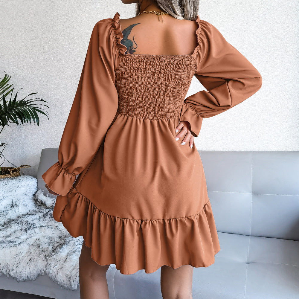 Boho Flare Ruffle Dress ™