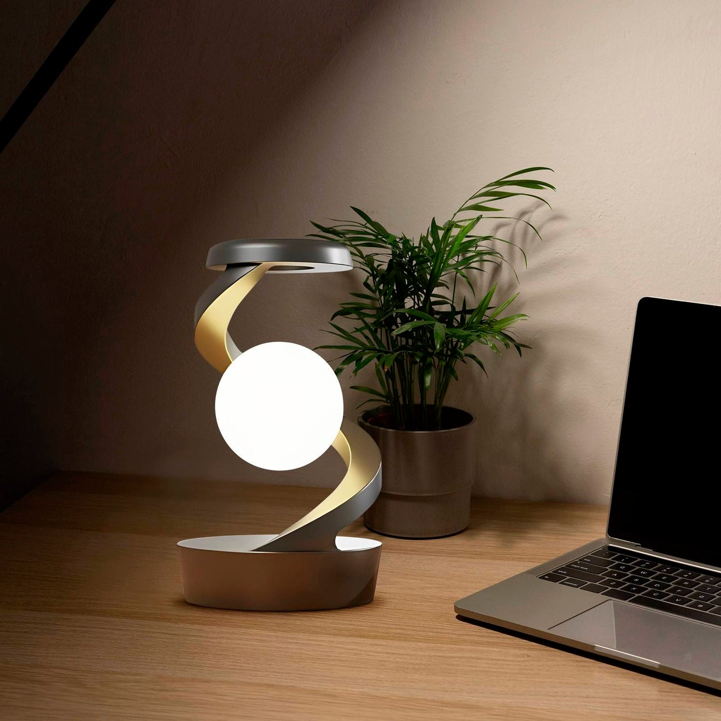 LunaGlow Rotating Moon Desk Lamp™