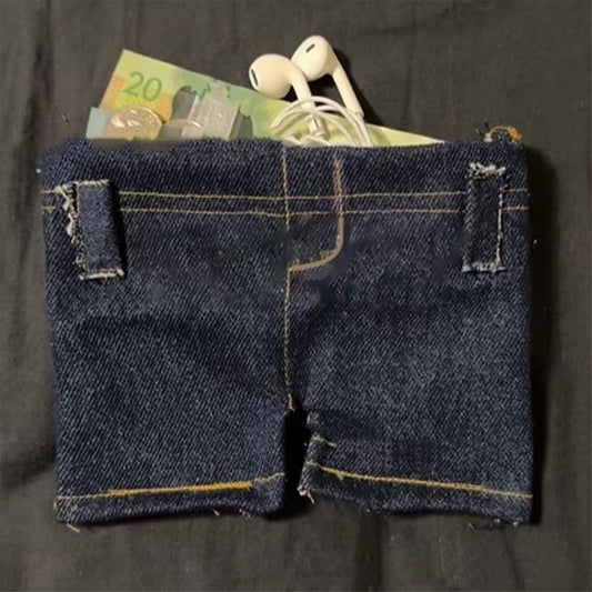 Foldable Jeans Shape Purse