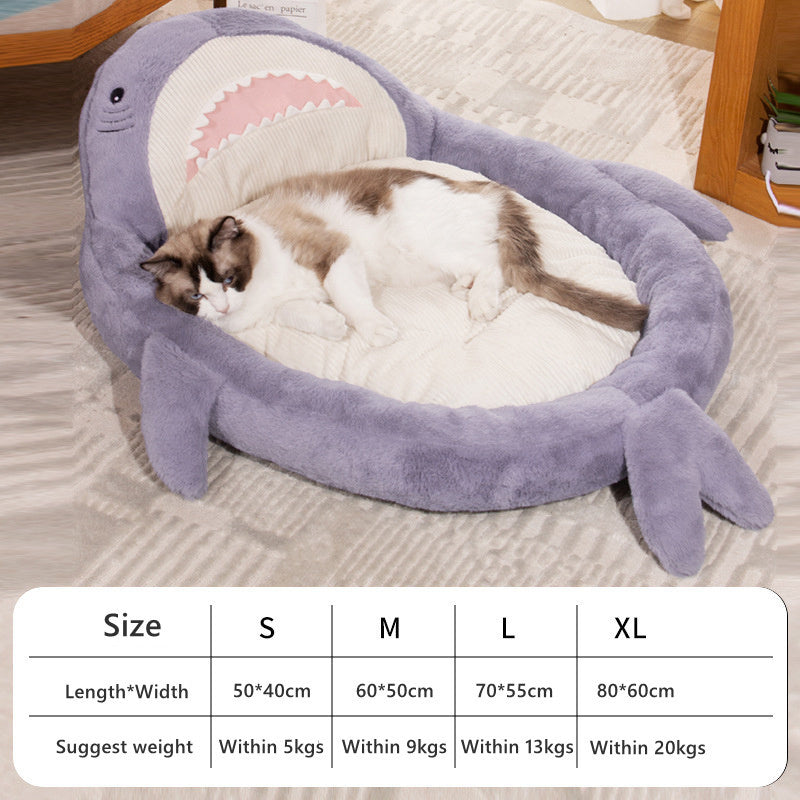 Shark Snuggle Pet Bed™