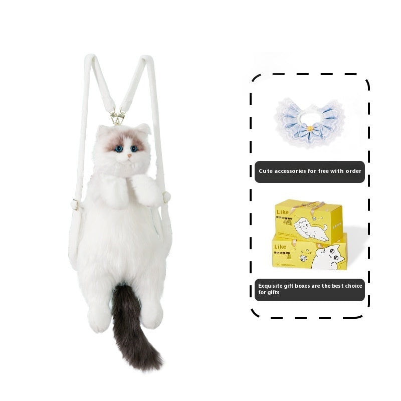 PurrPack Plush Cat Bag