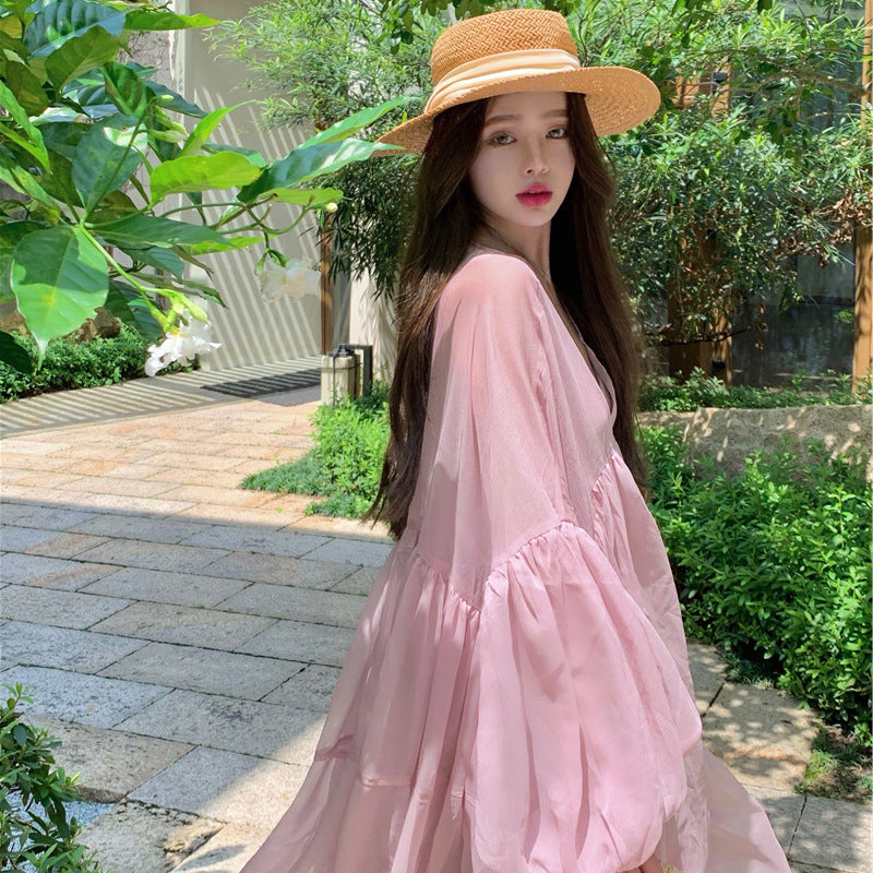 LunaMesh Midi Dress