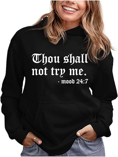 Thou Shall Not Try Me Hooded Sweater™
