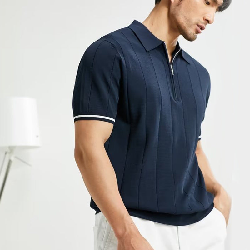 Zipped Polo Tee ™